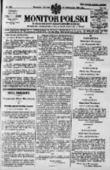 Monitor Polski. Dziennik Urzędowy Rzeczypospolitej Polskiej. 1928.10.25 R.11 nr247