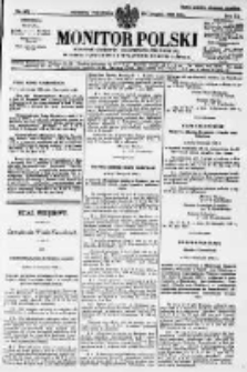 Monitor Polski. Dziennik Urzędowy Rzeczypospolitej Polskiej. 1928.11.19 R.11 nr267