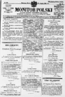 Monitor Polski. Dziennik Urzędowy Rzeczypospolitej Polskiej. 1928.11.20 R.11 nr268