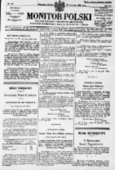 Monitor Polski. Dziennik Urzędowy Rzeczypospolitej Polskiej. 1928.11.27 R.11 nr274