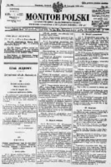Monitor Polski. Dziennik Urzędowy Rzeczypospolitej Polskiej. 1928.11.29 R.11 nr276