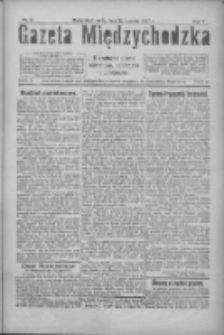 Gazeta Międzychodzka: niezależne pismo narodowe, społeczne i polityczne 1927.01.26 R.5 Nr11