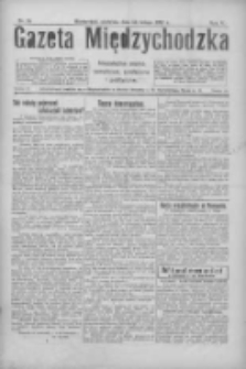 Gazeta Międzychodzka: niezależne pismo narodowe, społeczne i polityczne 1927.02.13 R.5 Nr18