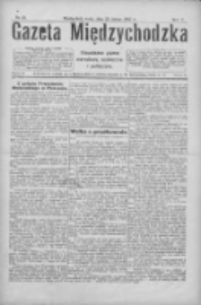 Gazeta Międzychodzka: niezależne pismo narodowe, społeczne i polityczne 1927.02.23 R.5 Nr22