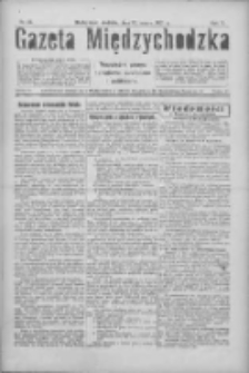 Gazeta Międzychodzka: niezależne pismo narodowe, społeczne i polityczne 1927.03.20 R.5 Nr33