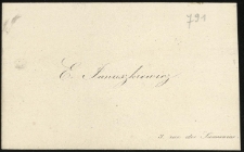 Bilet wizytowy Januszkiewicza