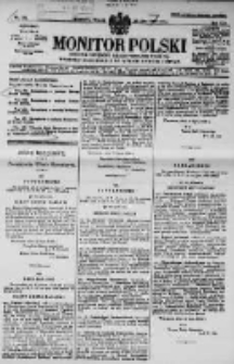 Monitor Polski. Dziennik Urzędowy Rzeczypospolitej Polskiej. 1929.07.16 R.12 nr161