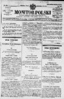 Monitor Polski. Dziennik Urzędowy Rzeczypospolitej Polskiej. 1929.08.20 R.12 nr190