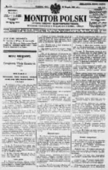 Monitor Polski. Dziennik Urzędowy Rzeczypospolitej Polskiej. 1929.08.21 R.12 nr191