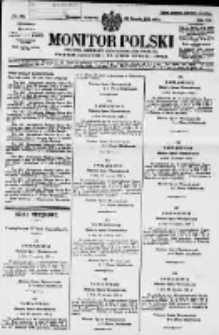 Monitor Polski. Dziennik Urzędowy Rzeczypospolitej Polskiej. 1929.08.22 R.12 nr192