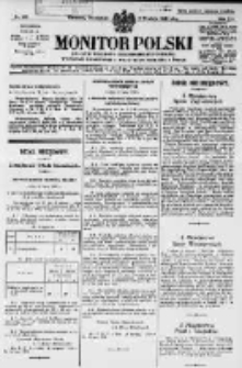 Monitor Polski. Dziennik Urzędowy Rzeczypospolitej Polskiej. 1929.09.09 R.12 nr207
