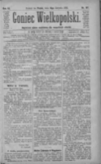 Goniec Wielkopolski: najtańsze pismo codzienne dla wszystkich stan&oacute;w 1882.08.18 R.6 Nr187