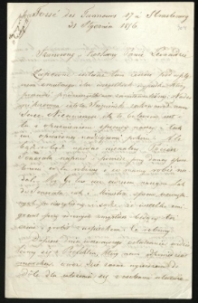 List od Kleniewskiego Macieja