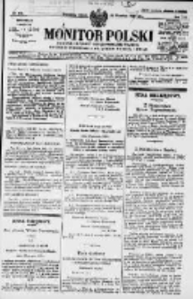 Monitor Polski. Dziennik Urzędowy Rzeczypospolitej Polskiej. 1929.09.21 R.12 nr218