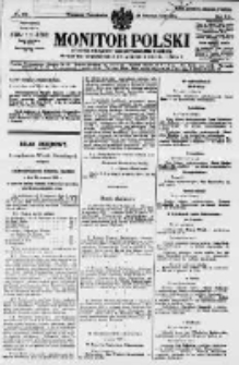 Monitor Polski. Dziennik Urzędowy Rzeczypospolitej Polskiej. 1929.09.23 R.12 nr219