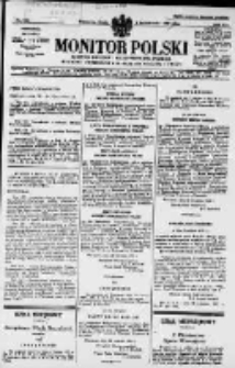 Monitor Polski. Dziennik Urzędowy Rzeczypospolitej Polskiej. 1929.10.09 R.12 nr233