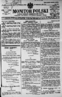 Monitor Polski. Dziennik Urzędowy Rzeczypospolitej Polskiej. 1929.10.25 R.12 nr247