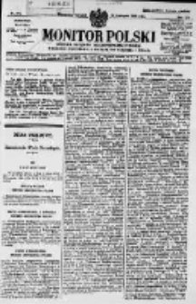 Monitor Polski. Dziennik Urzędowy Rzeczypospolitej Polskiej. 1929.11.28 R.12 nr274