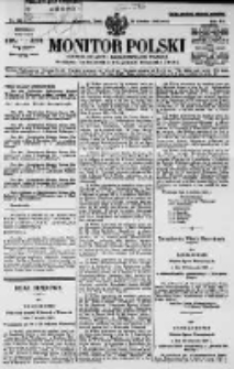 Monitor Polski. Dziennik Urzędowy Rzeczypospolitej Polskiej. 1929.12.11 R.12 nr285