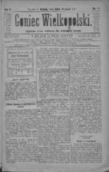 Goniec Wielkopolski: najtańsze pismo codzienne dla wszystkich stan&oacute;w 1881.01.22 R.5 Nr17
