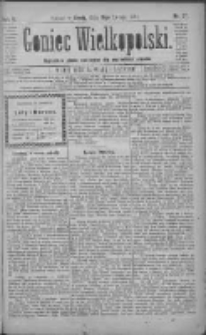 Goniec Wielkopolski: najtańsze pismo codzienne dla wszystkich stan&oacute;w 1881.02.16 R.5 Nr37