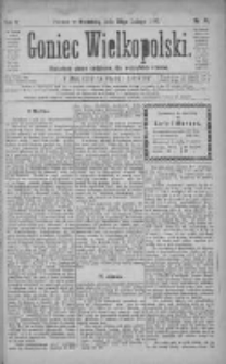 Goniec Wielkopolski: najtańsze pismo codzienne dla wszystkich stan&oacute;w 1881.02.20 R.5 Nr41
