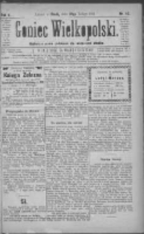 Goniec Wielkopolski: najtańsze pismo codzienne dla wszystkich stan&oacute;w 1881.02.23 R.5 Nr43