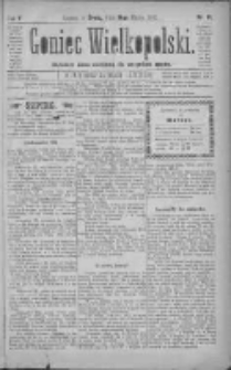 Goniec Wielkopolski: najtańsze pismo codzienne dla wszystkich stan&oacute;w 1881.03.16 R.5 Nr61