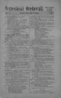 Wrzesiński Orędownik: organ urzędowy na powiat wrzesiński = Wreschener Stadt- und Kreisblatt: amtlicher Anzeiger für den Kreis Wreschen 1920.01.10 R.2 Nr5