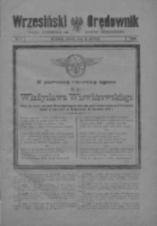 Wrzesiński Orędownik: organ urzędowy na powiat wrzesiński = Wreschener Stadt- und Kreisblatt: amtlicher Anzeiger f&uuml;r den Kreis Wreschen 1920.01.13 R.2 Nr6