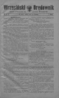 Wrzesiński Orędownik: organ urzędowy na powiat wrzesiński = Wreschener Stadt- und Kreisblatt: amtlicher Anzeiger für den Kreis Wreschen 1920.01.24 R.2 Nr11