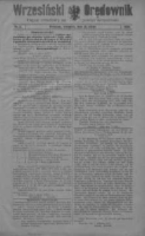 Wrzesiński Orędownik: organ urzędowy na powiat wrzesiński = Wreschener Stadt- und Kreisblatt: amtlicher Anzeiger f&uuml;r den Kreis Wreschen 1920.02.19 R.2 Nr21