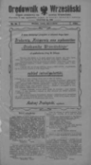 Orędownik Wrzesiński: organ urzędowy na powiat wrzesiński 1920.03.06 R.2 Nr28