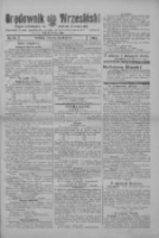 Orędownik Wrzesiński: organ urzędowy na powiat wrzesiński 1920.03.18 R.2 Nr33