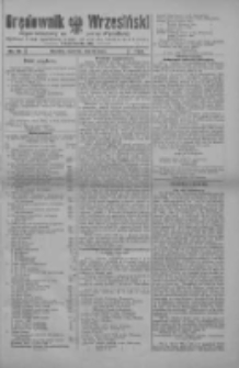 Orędownik Wrzesiński: organ urzędowy na powiat wrzesiński 1920.03.25 R.2 Nr36