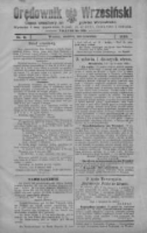 Orędownik Wrzesiński: organ urzędowy na powiat wrzesiński 1920.04.08 R.2 Nr41