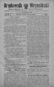 Orędownik Wrzesiński: organ urzędowy na powiat wrzesiński 1920.04.22 R.2 Nr47