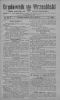Orędownik Wrzesiński: organ urzędowy na powiat wrzesiński 1920.04.29 R.2 Nr50