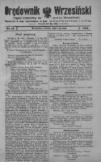 Orędownik Wrzesiński: organ urzędowy na powiat wrzesiński 1920.05.11 R.2 Nr54