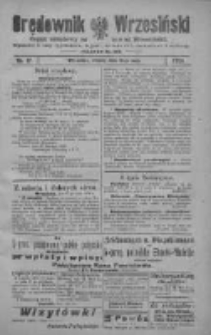 Orędownik Wrzesiński: organ urzędowy na powiat wrzesiński 1920.05.18 R.2 Nr57