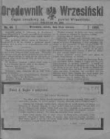Orędownik Wrzesiński: organ urzędowy na powiat wrzesiński 1920.06.12 R.2 Nr65