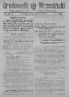 Orędownik Wrzesiński: organ urzędowy na powiat wrzesiński 1920.07.31 R.2 Nr80