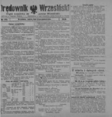 Orędownik Wrzesiński: organ urzędowy na powiat wrzesiński 1920.10.16 R.2 Nr103