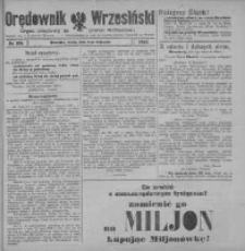 Orędownik Wrzesiński: organ urzędowy na powiat wrzesiński 1920.11.03 R.2 Nr108