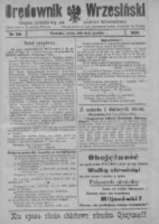 Orędownik Wrzesiński: organ urzędowy na powiat wrzesiński 1920.12.08 R.2 Nr118