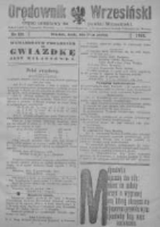 Orędownik Wrzesiński: organ urzędowy na powiat wrzesiński 1920.12.22 R.2 Nr122