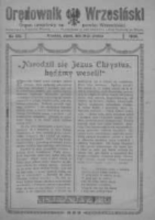 Orędownik Wrzesiński: organ urzędowy na powiat wrzesiński 1920.12.24 R.2 Nr123