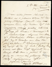 List od Ostrowskiego Antoniego