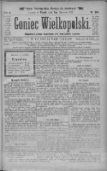 Goniec Wielkopolski: najtańsze pismo codzienne dla wszystkich stan&oacute;w 1881.06.03 R.5 Nr126 (numer nadzwyczajny)