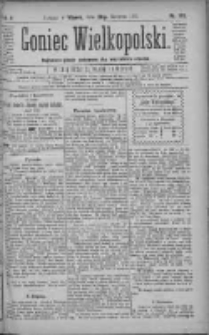 Goniec Wielkopolski: najtańsze pismo codzienne dla wszystkich stan&oacute;w 1881.06.28 R.5 Nr145